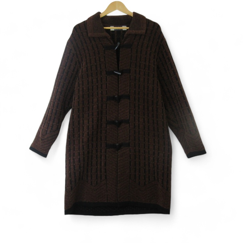 Black Wood UK 16 Brown Toggle Vintage Cardigan Womenswear | Preloved