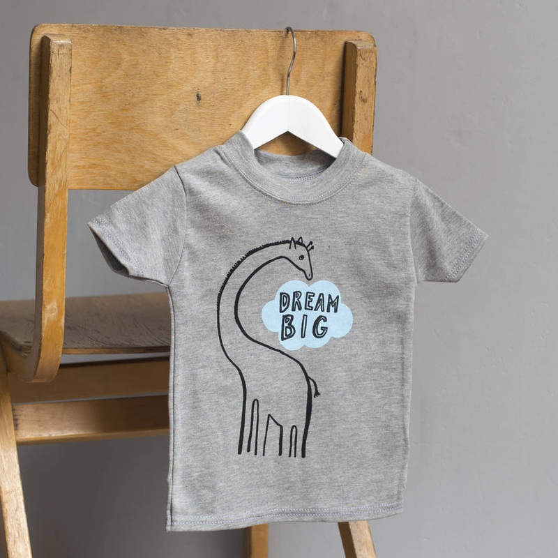 Dream Big Giraffe Children’s T-shirt