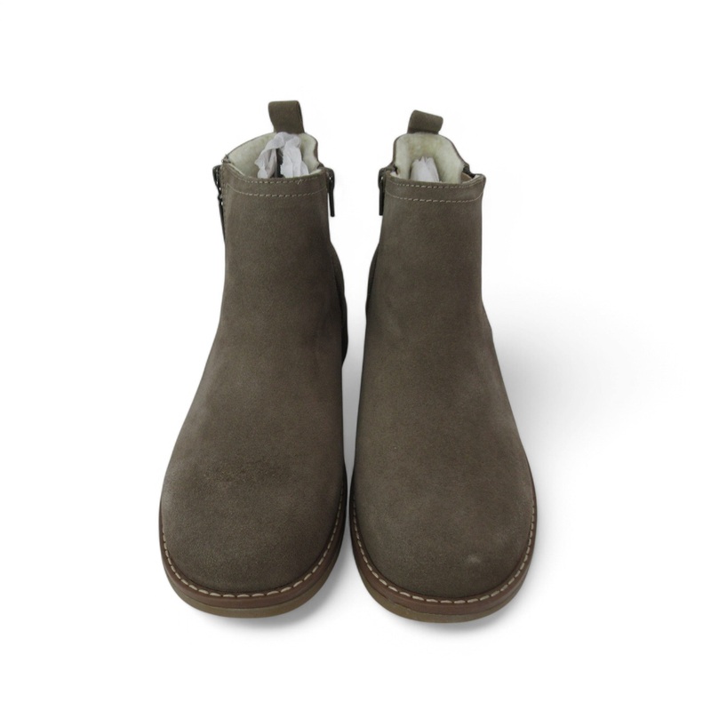 Hush Puppies Suede Boots UK 7 Taupe Womenswear | Preloved