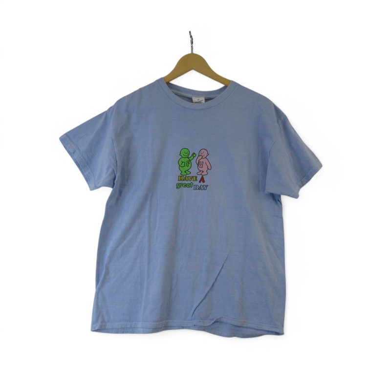 Urban Outfitters T Shirt Small Blue Menswear | Preloved