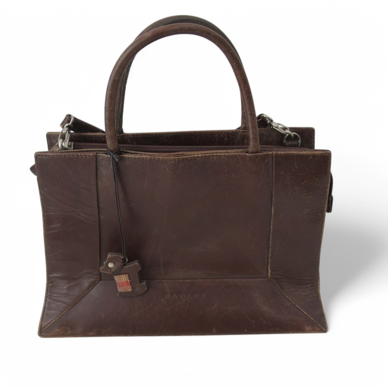Vintage Radley Leather Handbag Brown Womenswear | Preloved