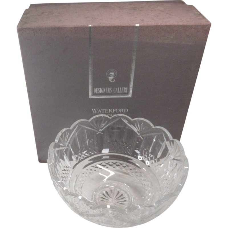 Waterford Crystal Wishing Well Bowl Cut Glass Irish 25cm | Preloved