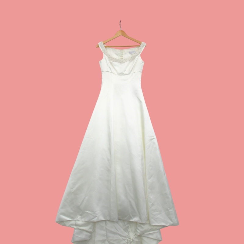 Alan Hannah Wedding Dress UK 12 Ivory Womenswear | Pre-loved