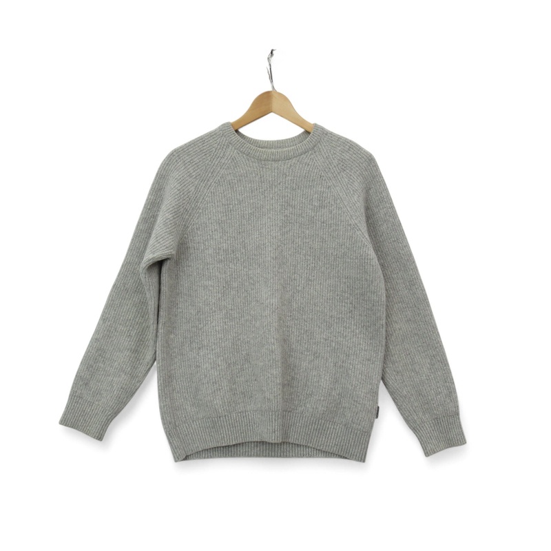 Barbour Jumper Medium Grey Knitwear Menswear | Pre-loved