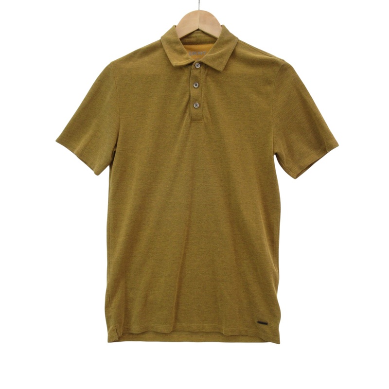 DKNY Polo T Shirt Slim XS Mustard Womenswear | Preloved