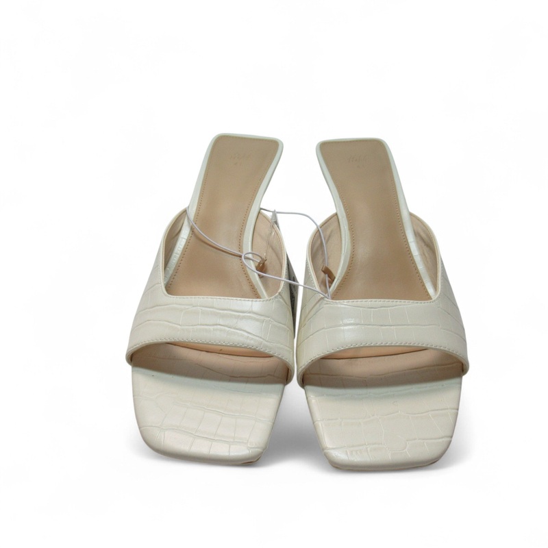 H & M Mules Sandals UK 7 Ivory Womenswear | Pre-loved