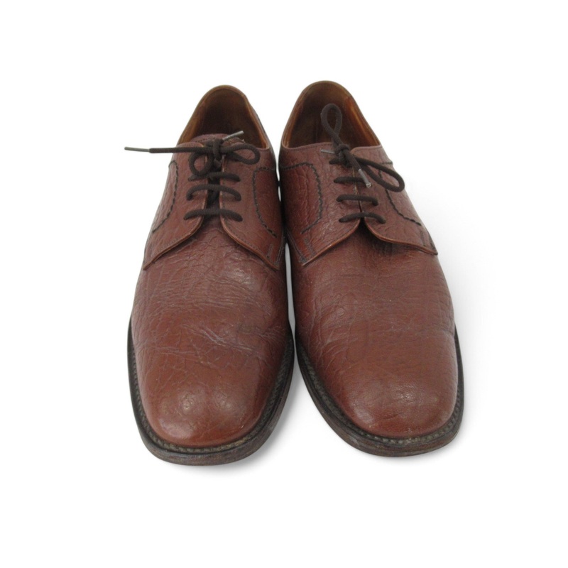 Loake Brogue Leather Shoes UK 8 Brown Menswear | Pre-loved