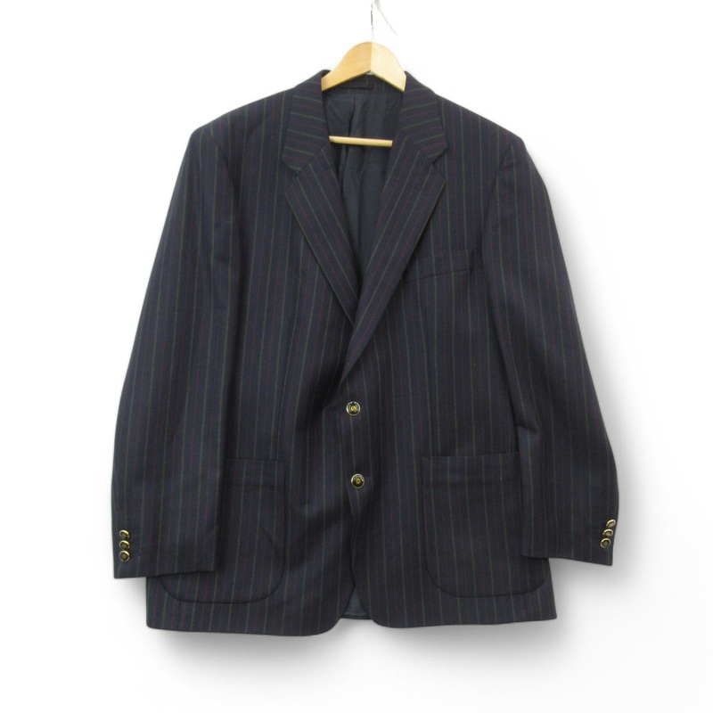 Magee Vintage Pinstripe Blazer Navy 44R Menswear | Pre-loved
