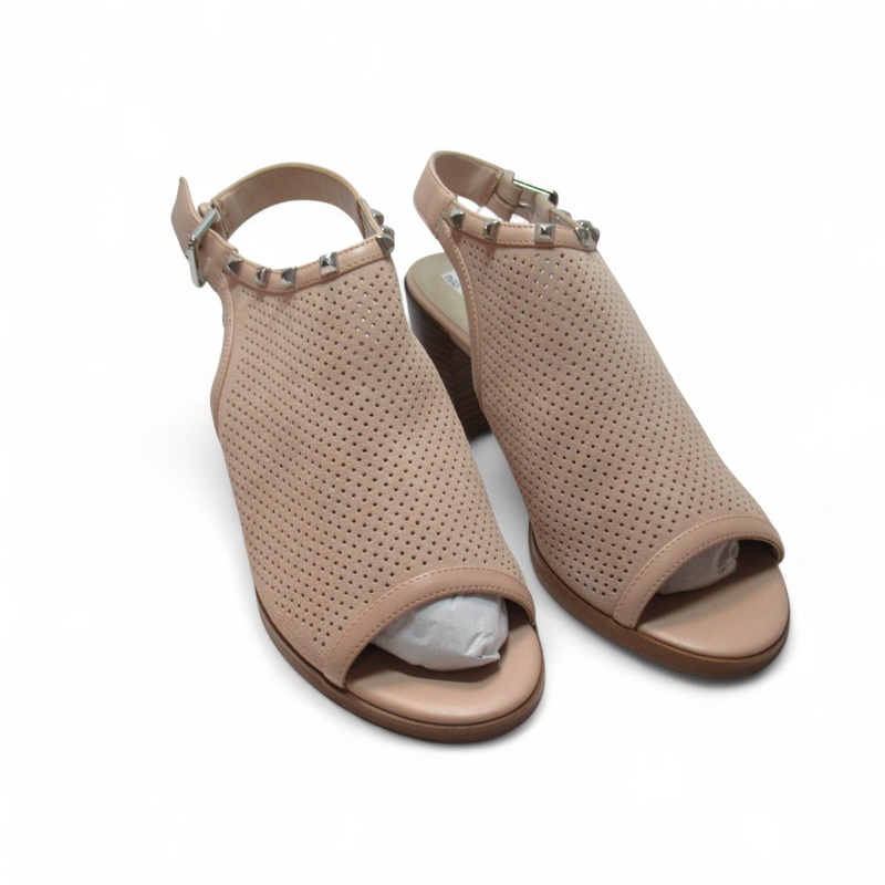 Marc Fisher Block Heel Sandals Pink UK 6.5 Suede Womenswear | Pre-loved