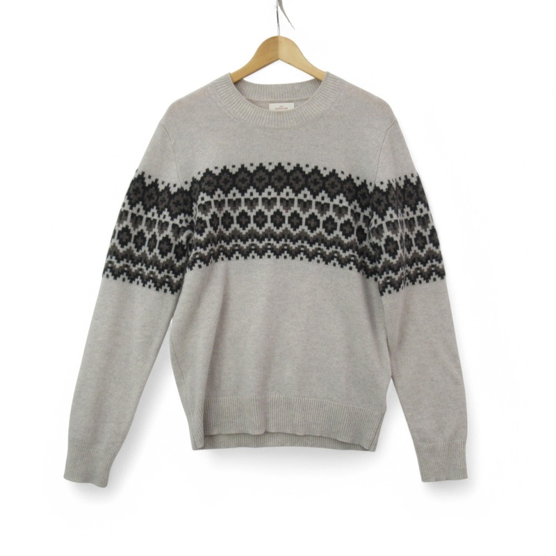 Next Signature Jumper Knitwear Small Beige Menswear | Pre-loved