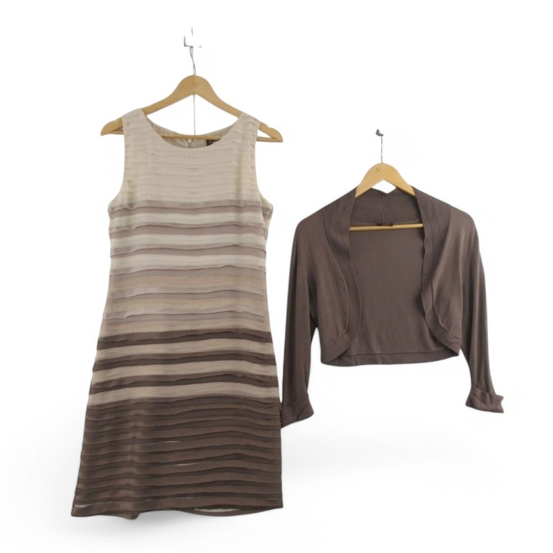 Phase Eight Mother Of Bride Outfit Brown UK 10 Womenswear | Pre-loved