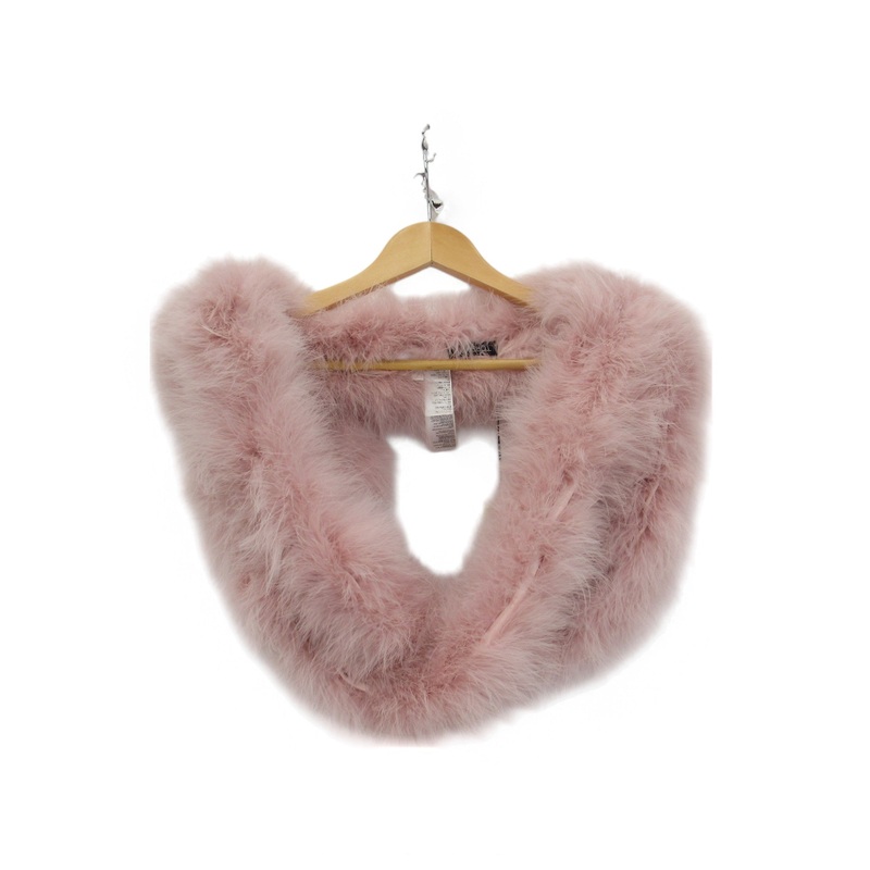 Topshop Wedding Shawl Scarf Pink Feather Womenswear | Pre-loved