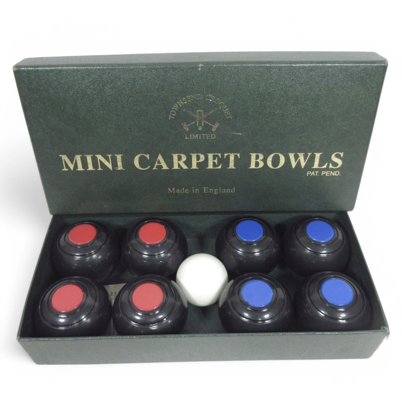Townsend Croquet Ltd Mini Carpet Bowls 1991 Boxed | Pre-Loved