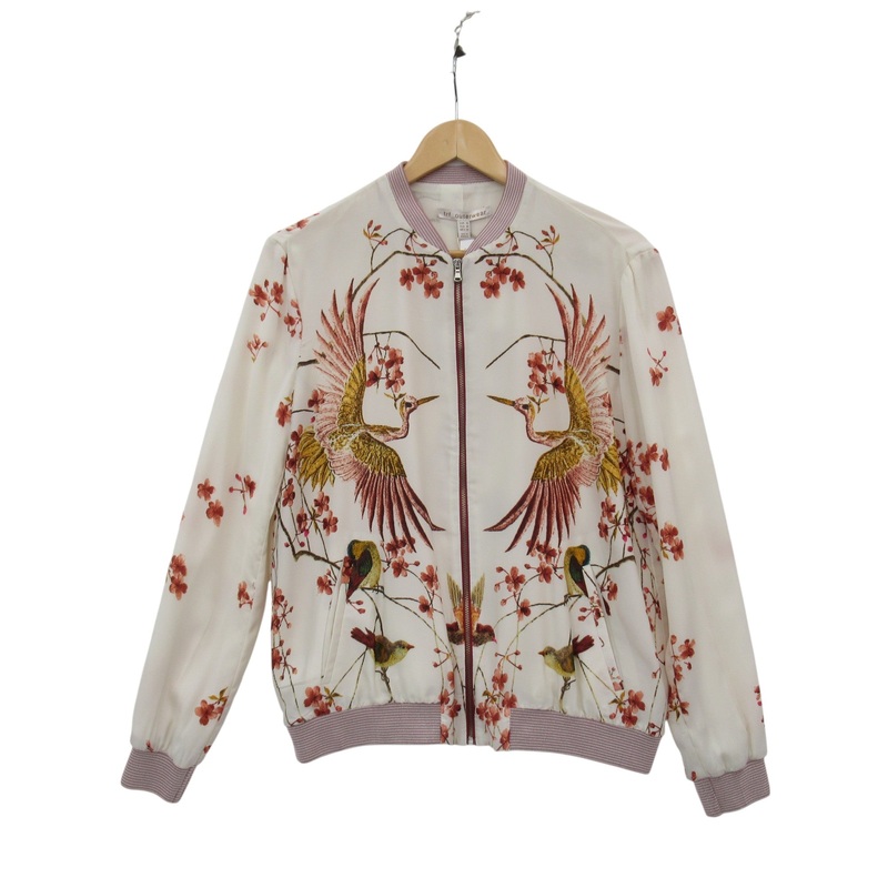 TRF Outerwear Jacket Medium Multicoloured Bird Womenswear | Pre-loved