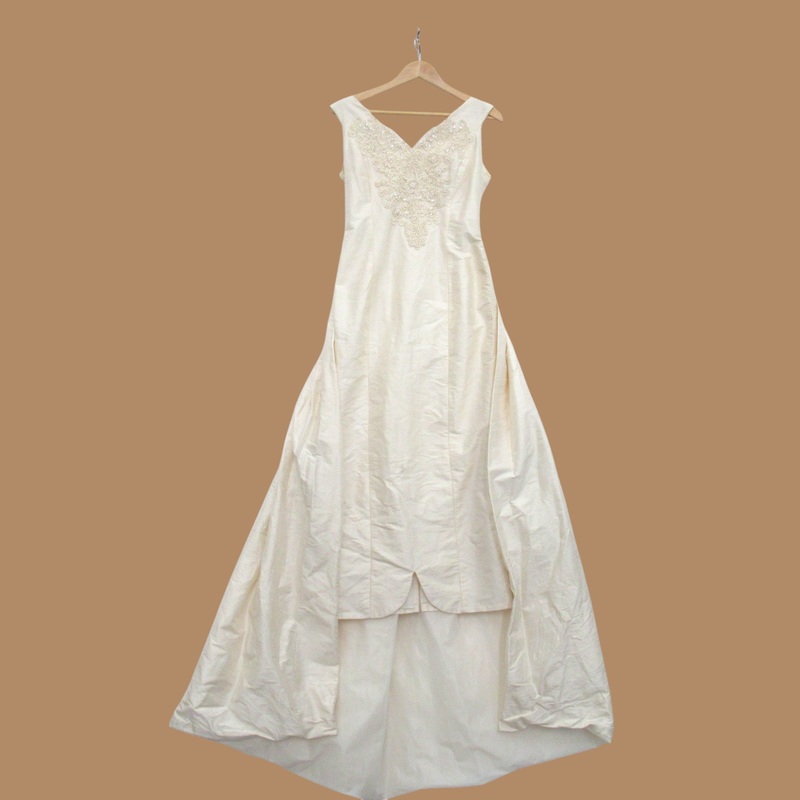 Vintage Wedding Dress Champagne 10-12 Womenswear | Pre-loved