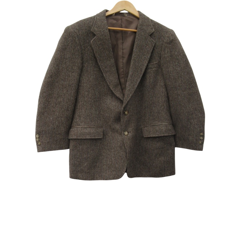 Austin Leeds Vintage Tweed Blazer 39S Brown Menswear | Pre-loved