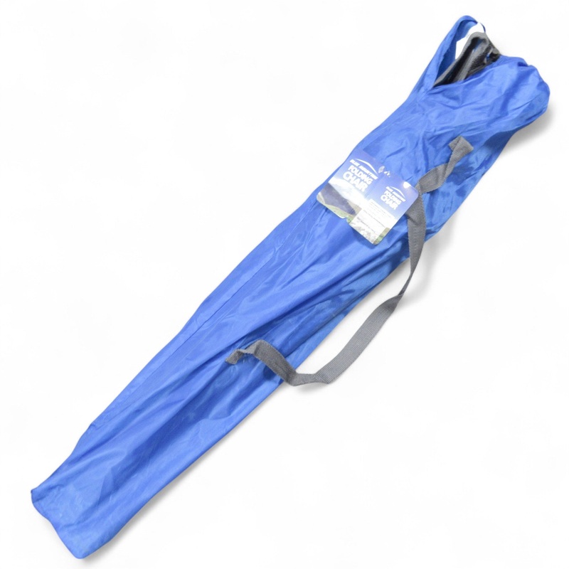 Blue Mountain Folding Camping Chair Blue w/ Carry Bag | Pre-loved