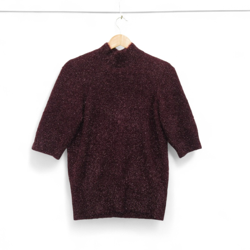 Coast Knit Top Small Purple Tinsel Womenswear | Pre-loved