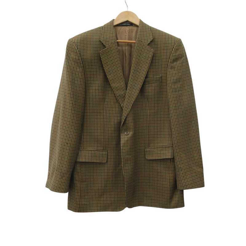 Daks Vintage Tweed Blazer 42 Brown Check Menswear | Pre-loved