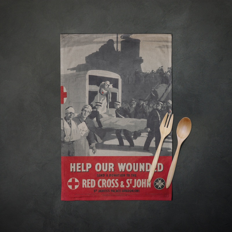 Help our wounded Tea towel | Heritage Collection
