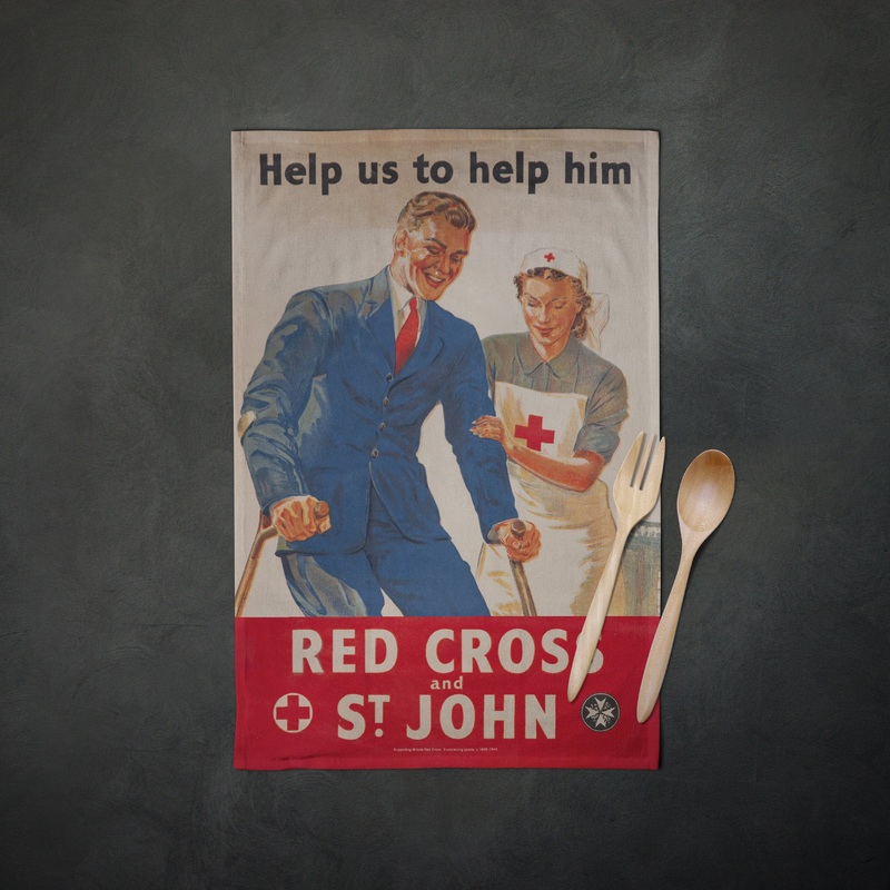 Help us help him Tea towel | Heritage Collection