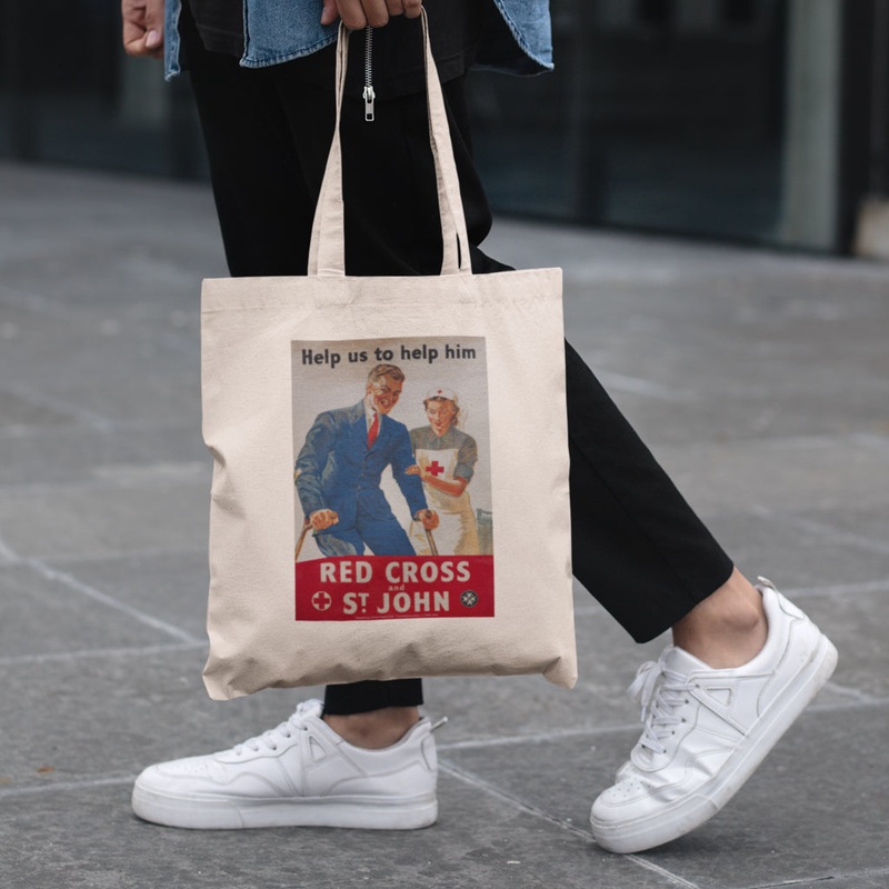 Help us help him Tote bag | Heritage Collection