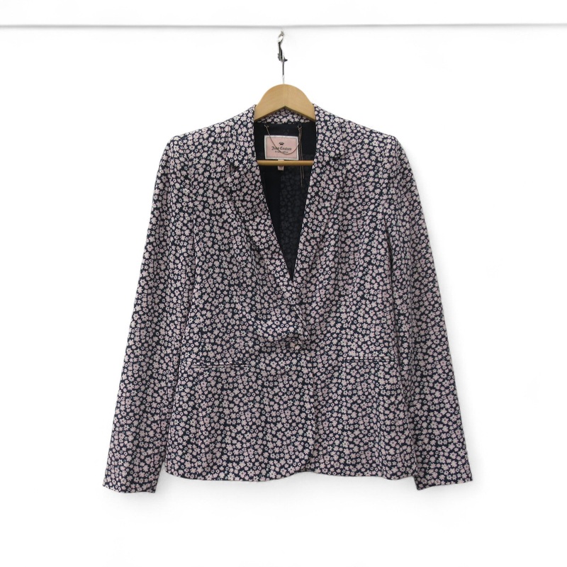 Juicy Couture Floral Blazer Jacket UK 10 Multicoloured Womenswear | Pre-loved