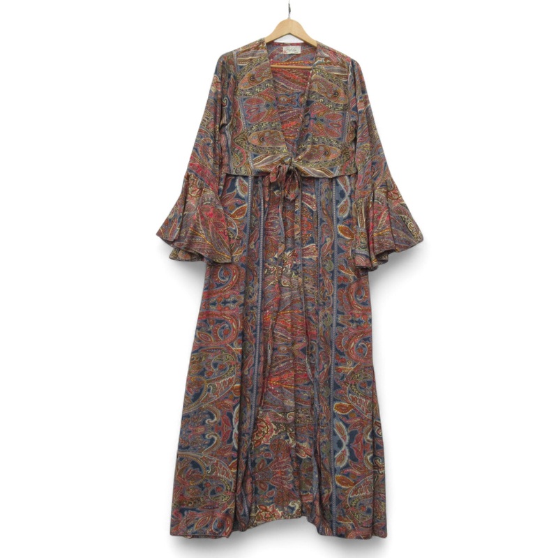 Moksha Ibiza Jacket Paisley Multicoloured Medium Womenswear | Pre-loved