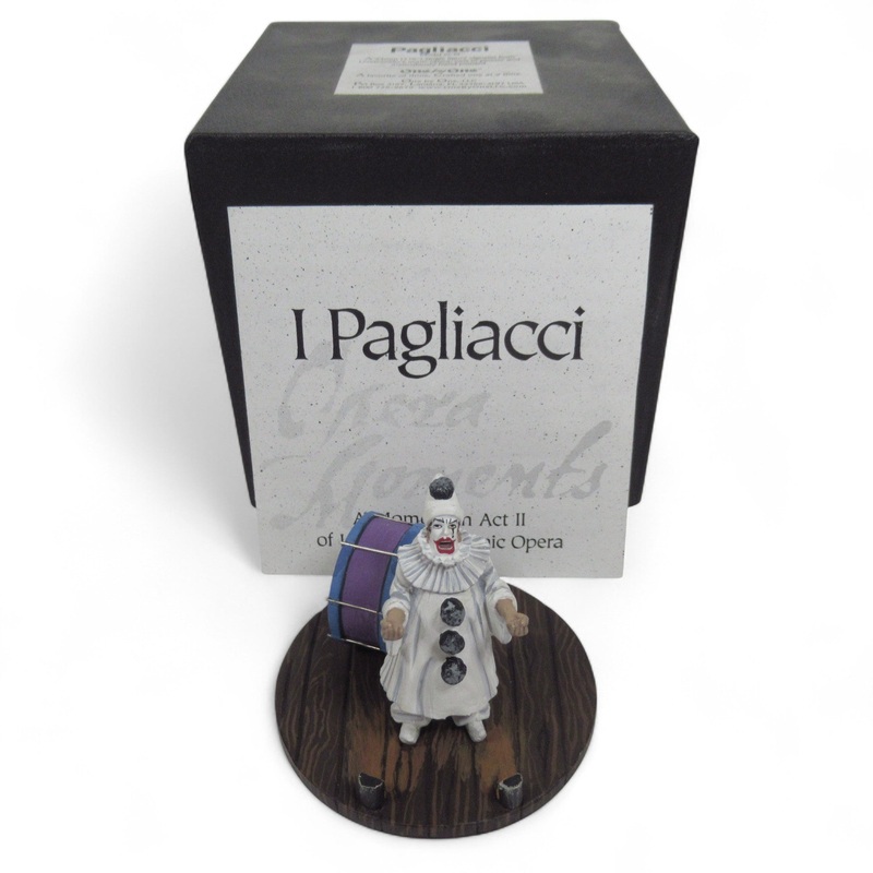 Pagliacci Pewter Cast Clown Figure Vignette One by One | Pre-loved