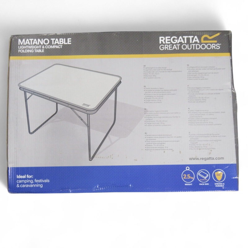 Regatta Matano Folding Table Outdoor Lightweight Compact | Pre-loved