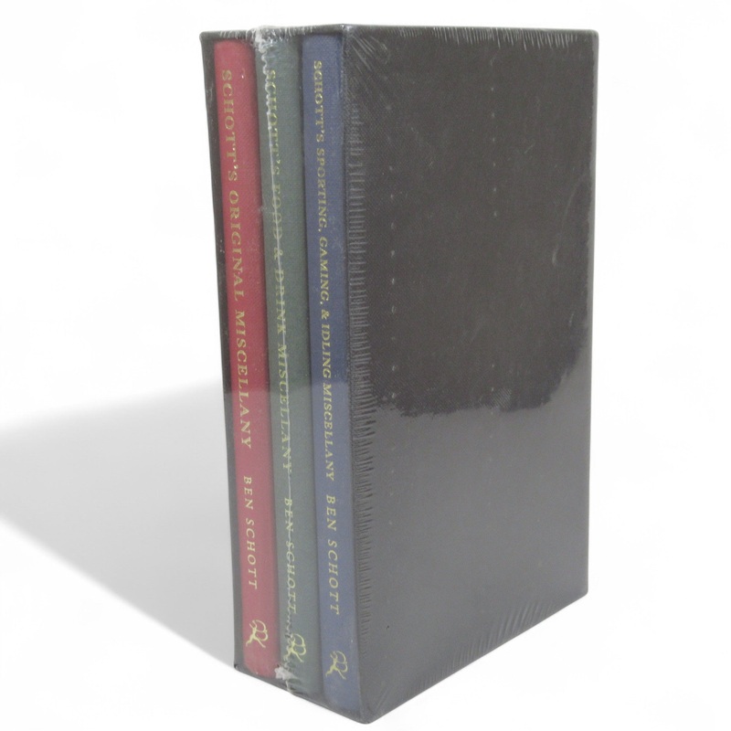 Schott’s Miscellany Three Book Set Hardcover Bloomsbury | Pre-loved
