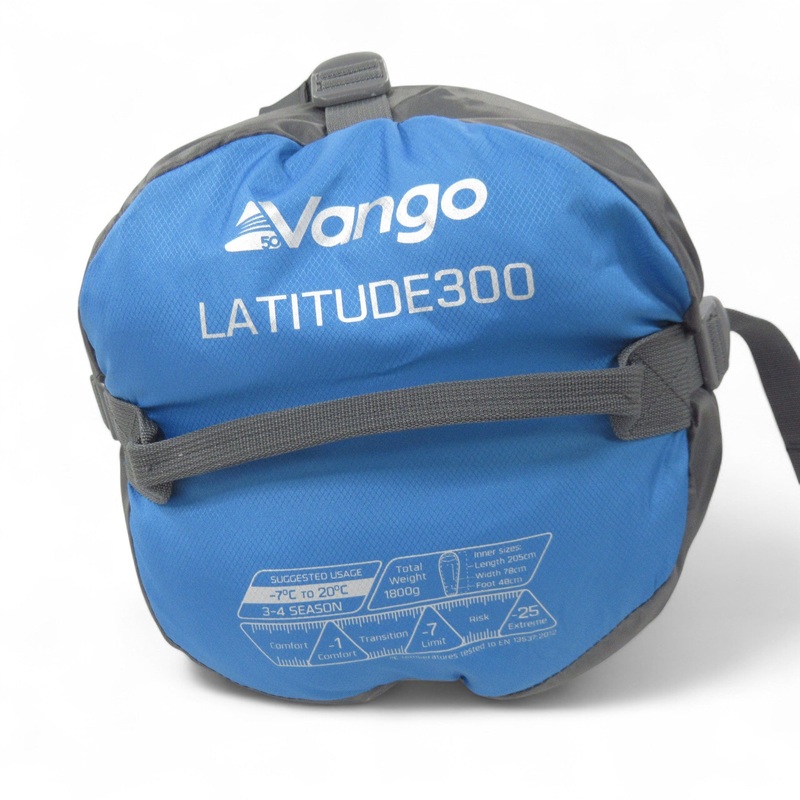 Vango Latitude 300 Sleeping Bag 3-4 Season w/ Stuff Sac | Pre-loved