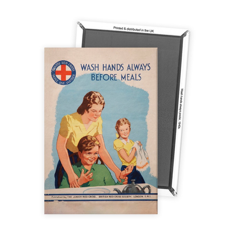Wash hands always Magnet | Heritage Collection