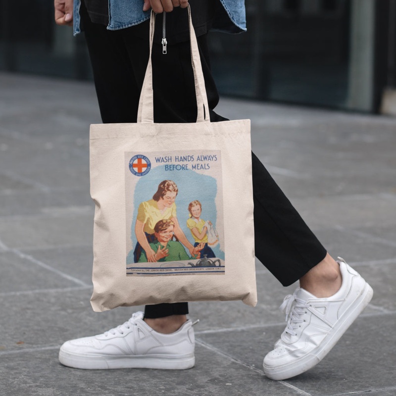 Wash hands always Tote bag | Heritage Collection