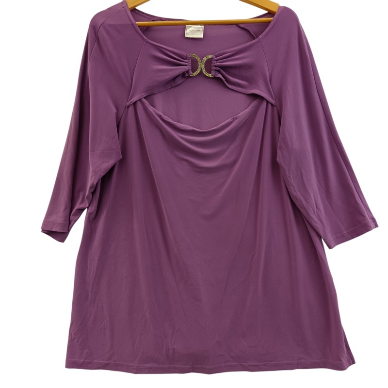 Agenda Purple Blouse UK 22 Womenswear | Pre-loved