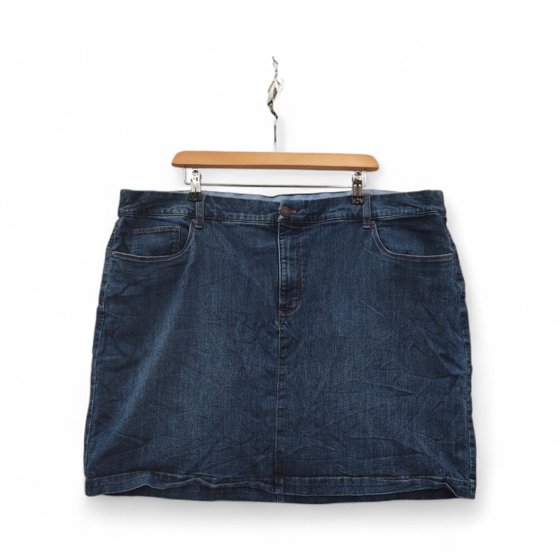 Croft & Barrow Denim Skirt UK 20 Blue Womenswear | Pre-loved