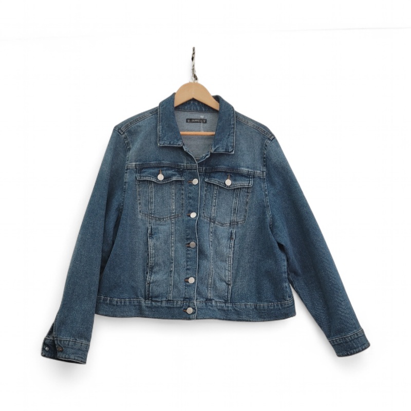 Dunnes Denim Jacket UK 22 Blue Womenswear | Pre-loved