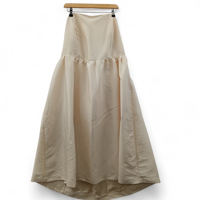 H&M Cream Strapless Dress UK 22 Womenswear | Pre-loved