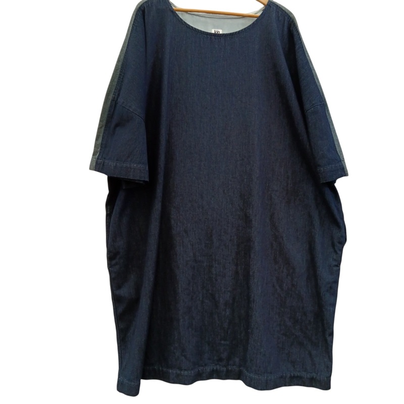 Kin Jeans Dress With Pockets Blue XL Womenswear  | Pre-loved