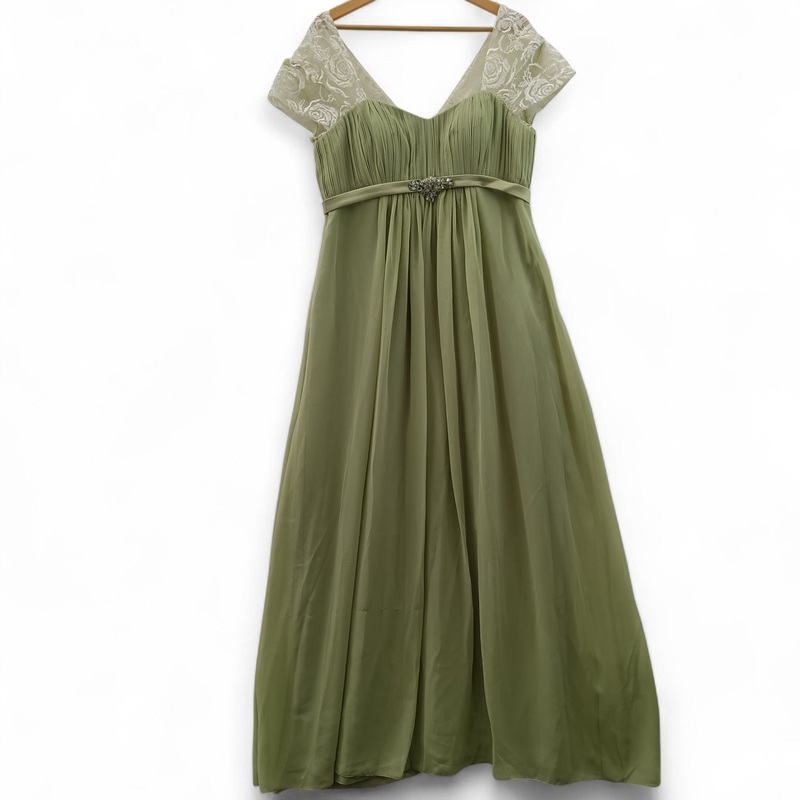 Mark Lesley Olive Green Dress  UK Large Womenswear | Pre-loved