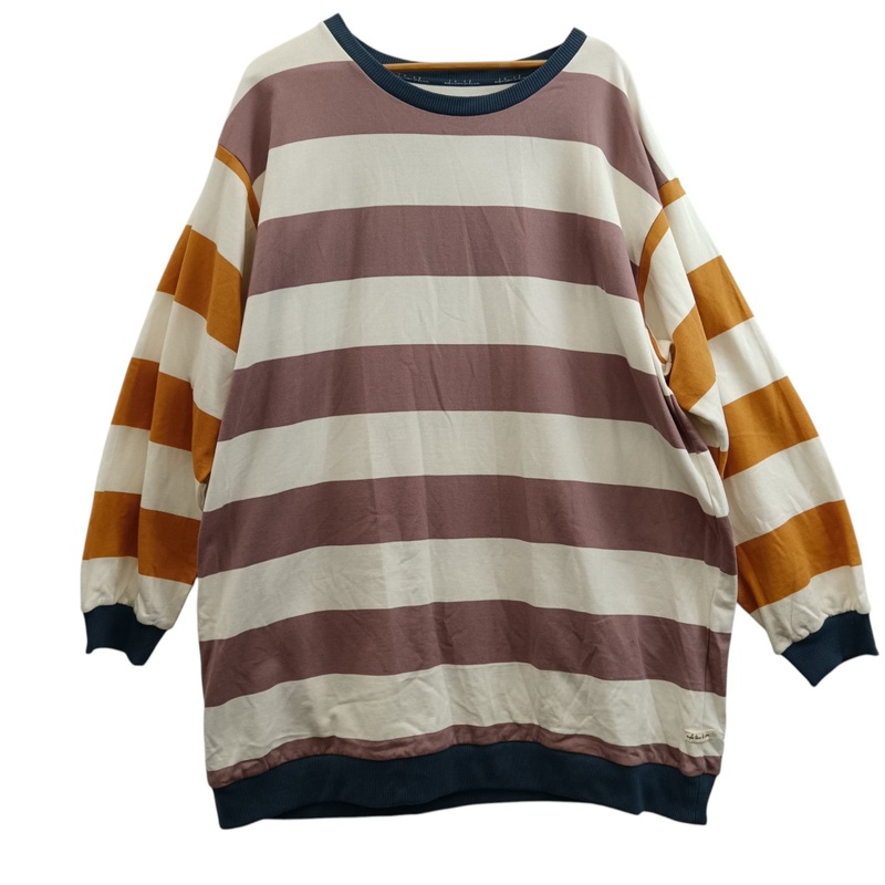 Next Pure Cotton Striped Jumper Long Sleeve Ladies UK 24 Womenswear | Pre-loved