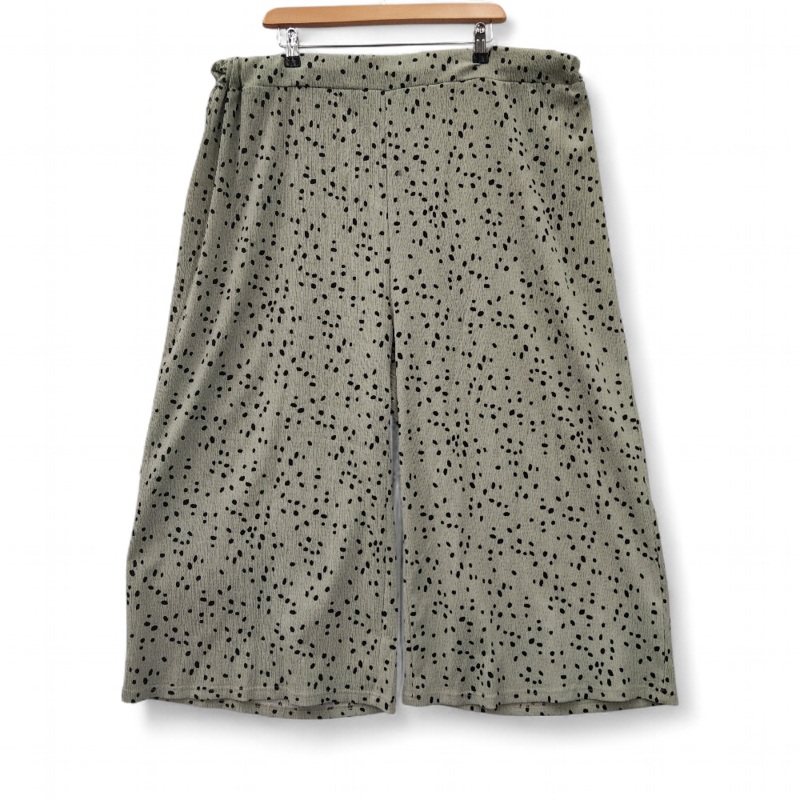 Peacocks Culotte Trousers UK 22 Green Womenswear | Pre-loved