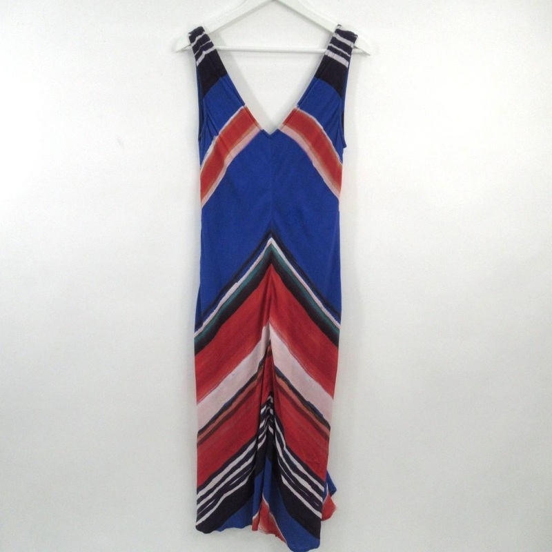 Phase Eight Maxi Dress UK 12 Multicoloured V-Neck Womenswear | Preloved