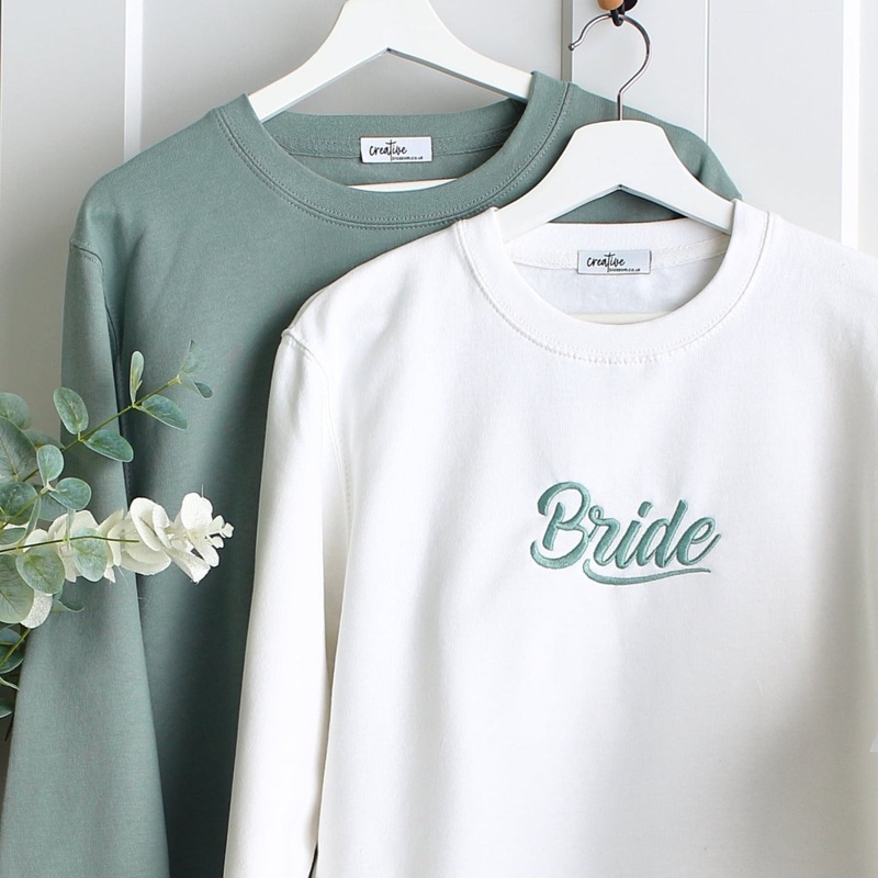 Wedding Sweatshirts|White sml|White med|White lge|White XL|White XXL|Black sml|Black med|Black Lge|Black XL|Black XXL|Sage sml|Sage med|Sage Lge|Sage XL|Sage XXL