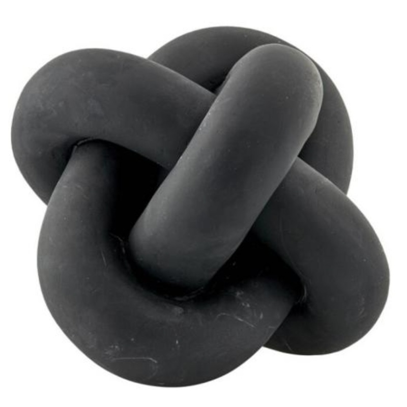 Black Infinity Knot Decoration