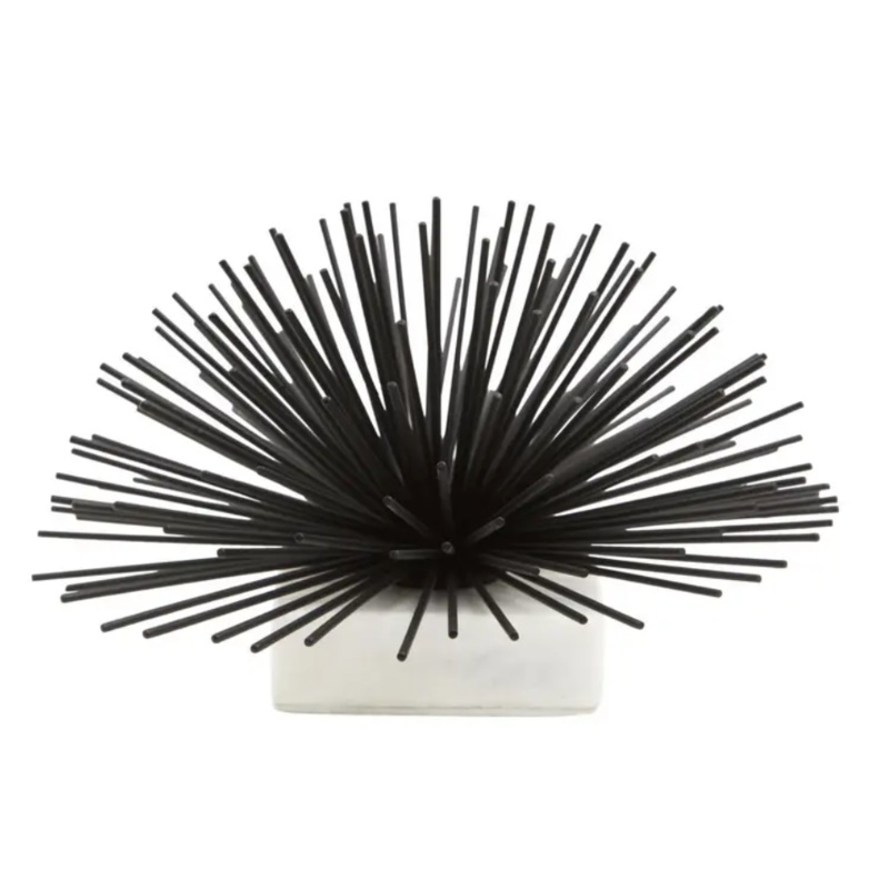 Black And White Starburst Paper Weight