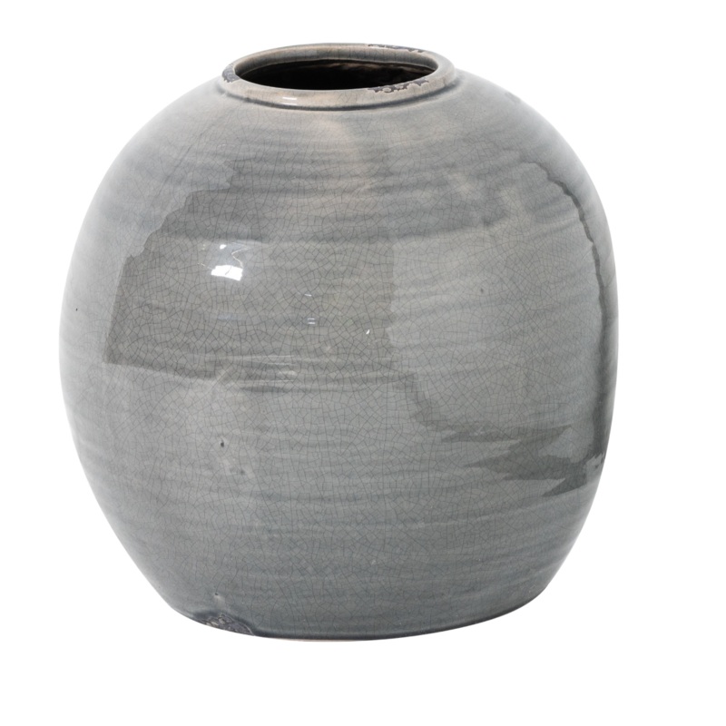 Grey Glazed Vase