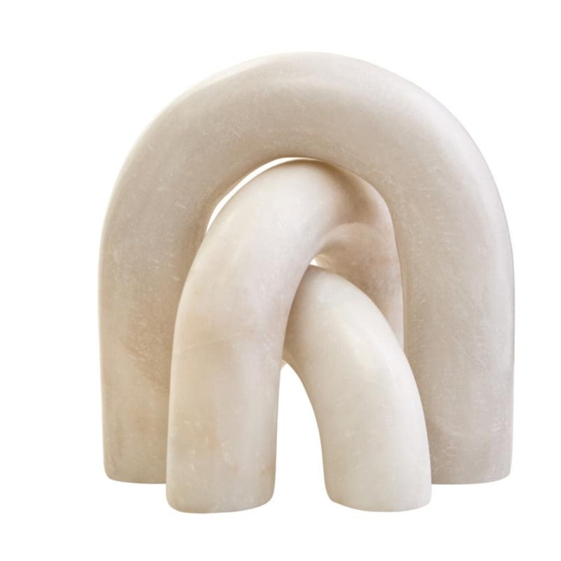Nason White Marble Arch Decor Sculpture