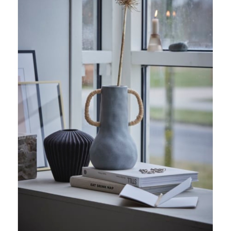 Susia Round Grey Vase