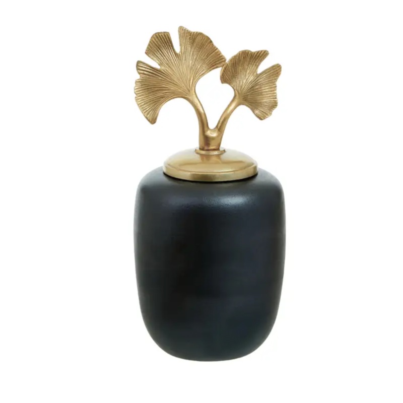 Tall Gingko Jar